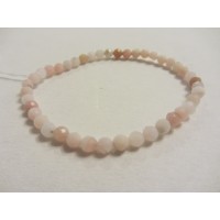 Pink Opal Facet Bracelet 19cm