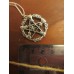 Broomstick of the elders pentagram pendant Sterling Silver