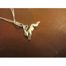 Hare charm Sterling Silver