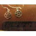 Pentagram earrings Sterling Silver