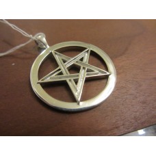 Pentagram pendant large Sterling Silver