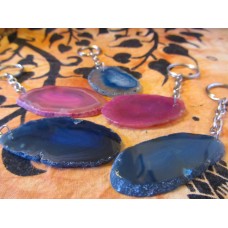 Agate Keyrings (Select from list)