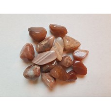 Pink moonstone tumblestones 15-35mm